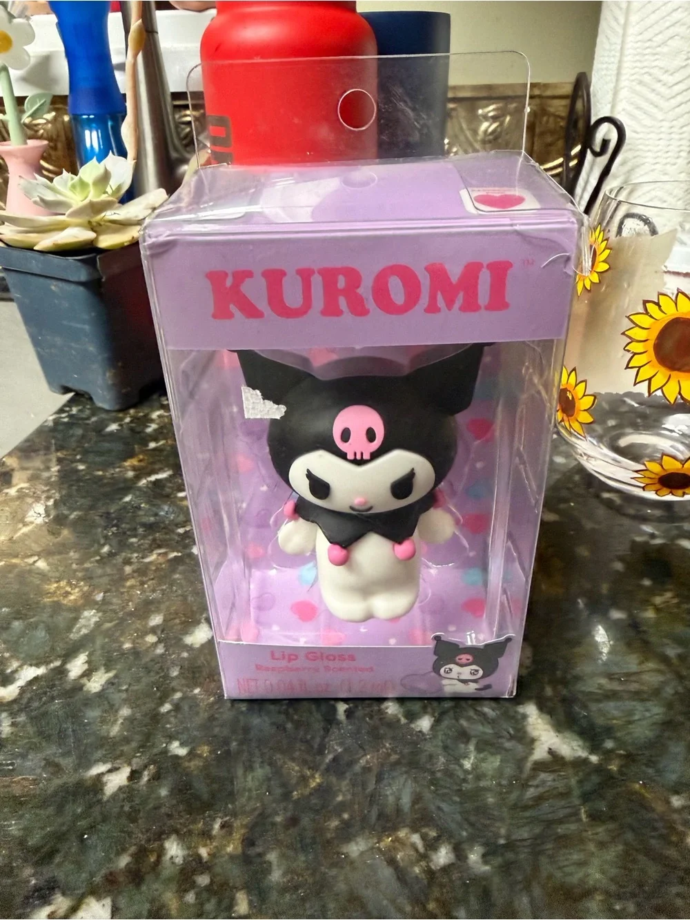 Kuromi Pink & Black Lip Gloss - Official Kuromi Bath & Body